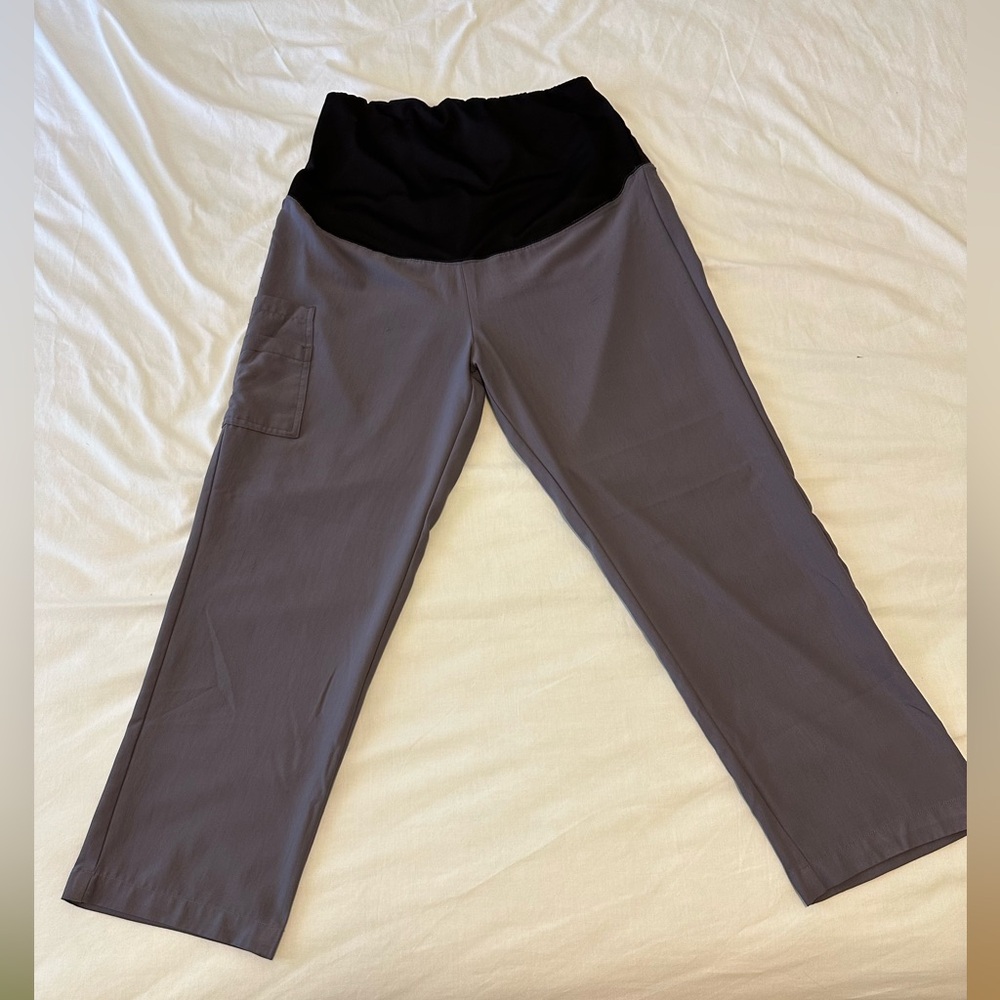 Maternity scrub pants very soft and has enough room for your pregnant belly